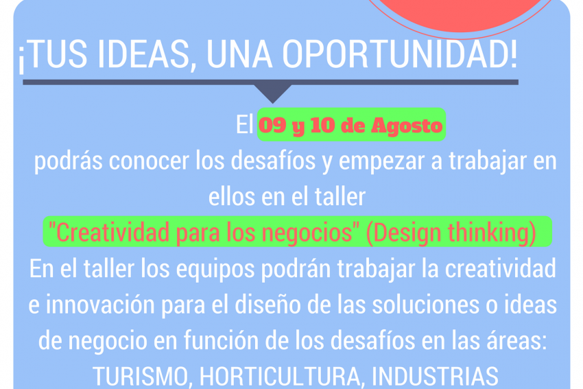 Taller Creatividad para los negocios, en el marco de IdeaOpen